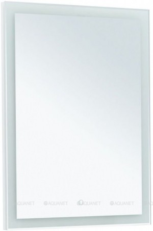 Зеркало Aquanet Гласс 60 белый LED 00274025 80*60 см